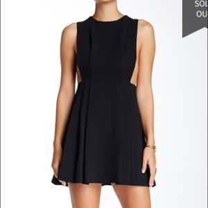 BCBG Black cutout cocktail dress